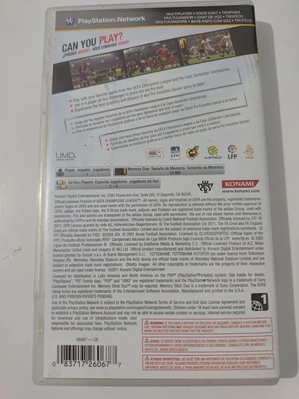 PES 2012 (Pro Evolution Soccer) de PSP  - Foto 3