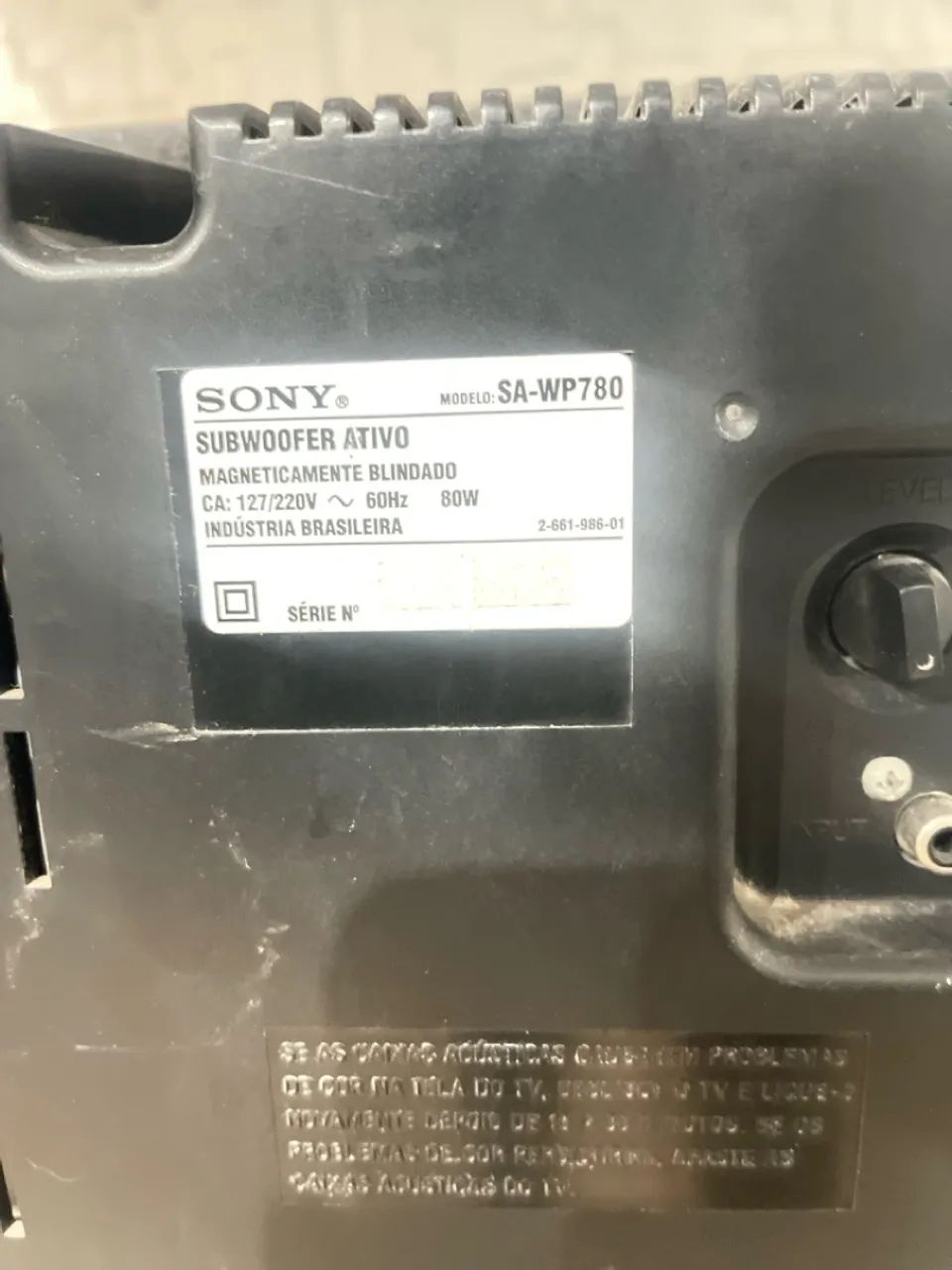 Caixa de Som Subwoofer Sony - Foto 2