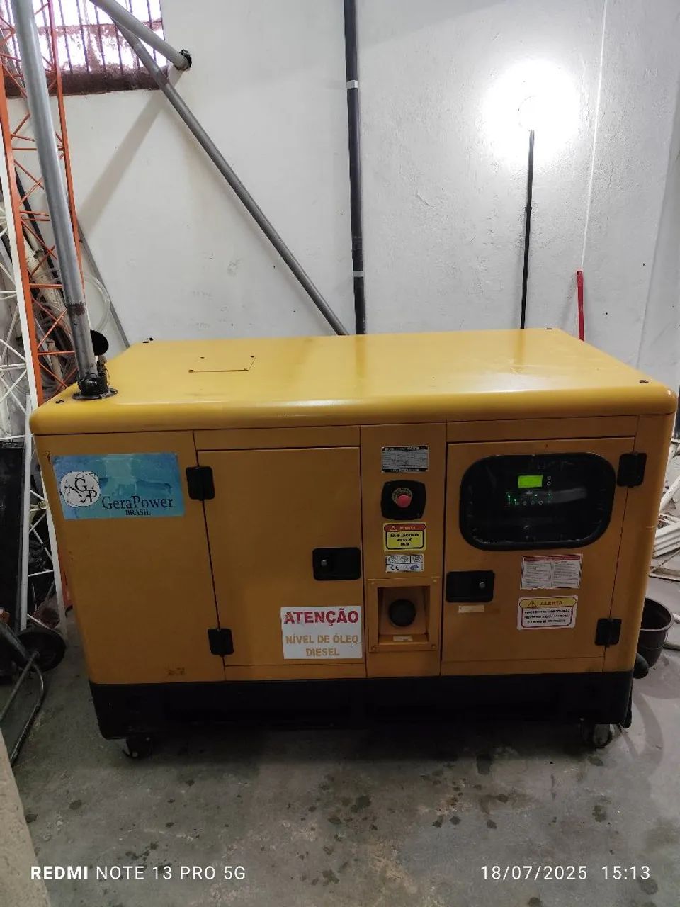 Gerador de Energia 16 KVA GeraPower Diesel