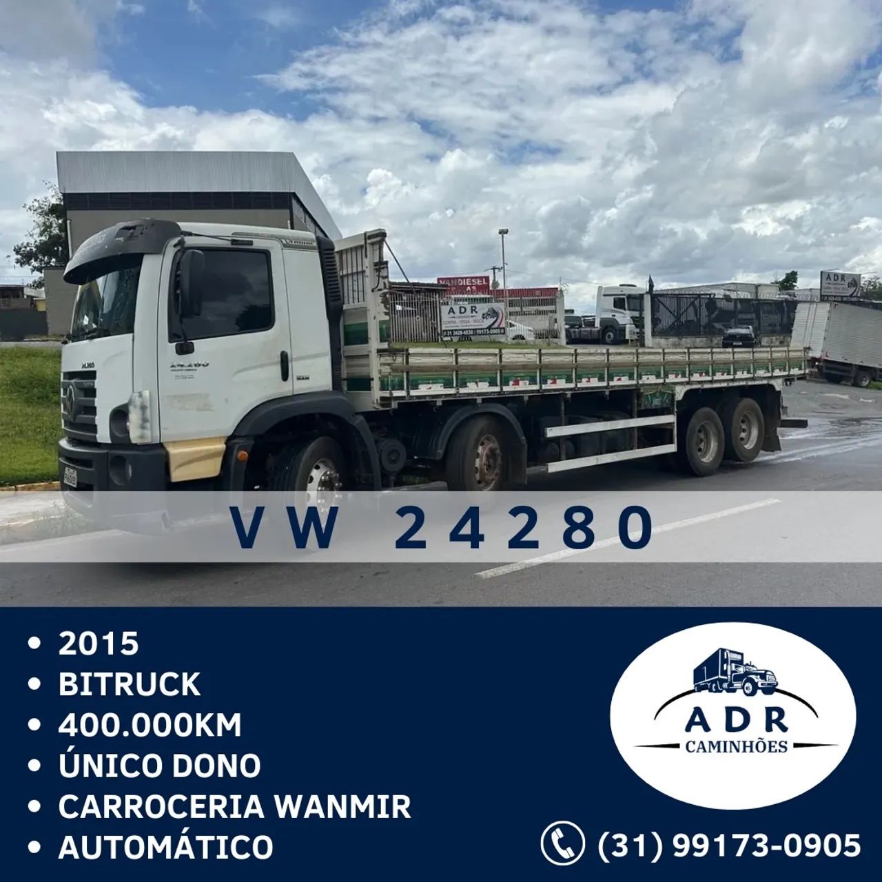 VW 24280 Bitruck 2015 - Único Dono