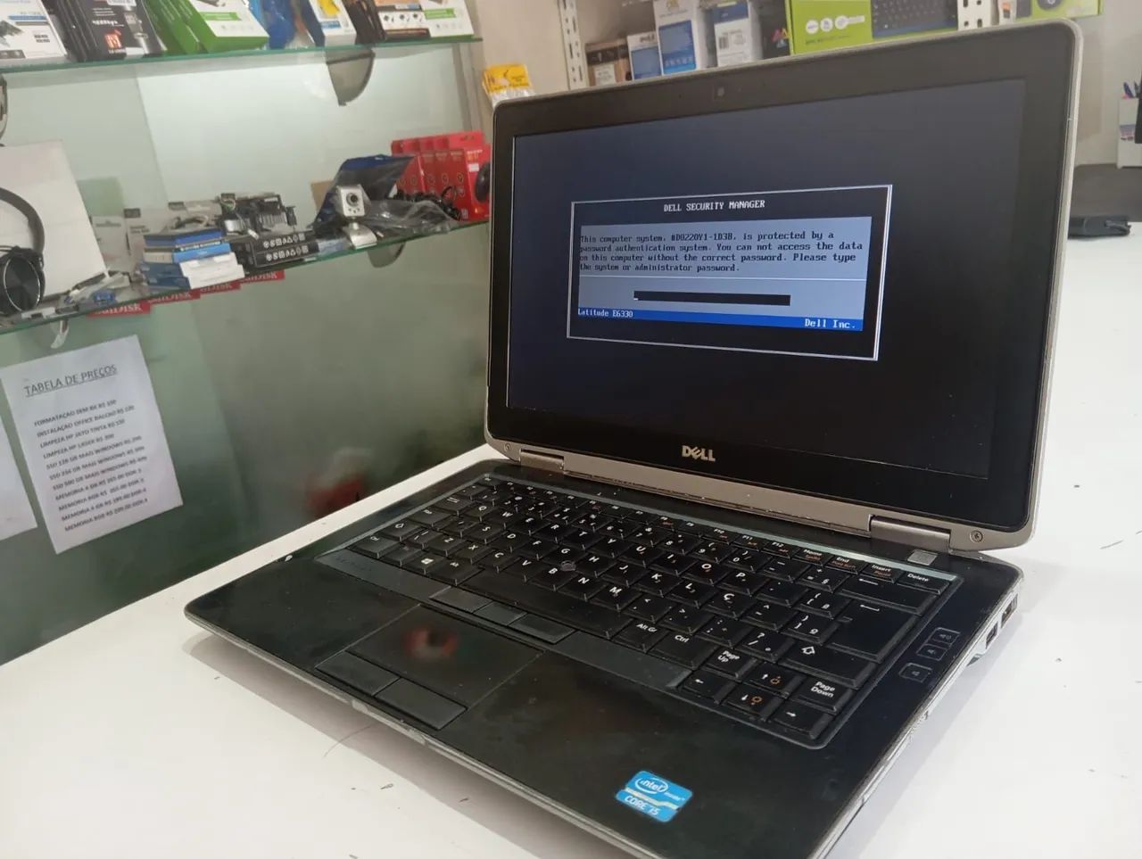 Notebook Dell Latitude E6330 com senha setup  R$ 250 - Foto 3