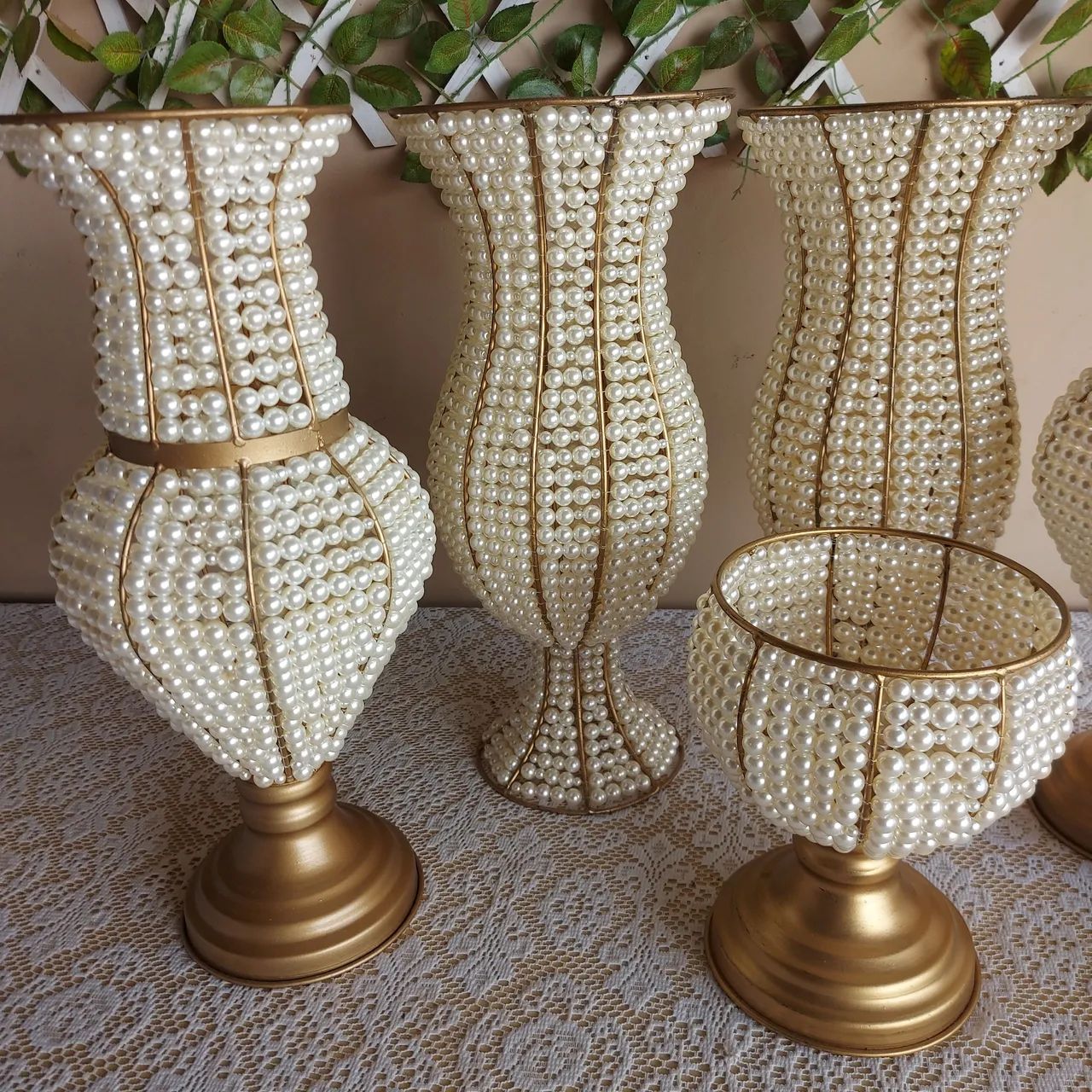 Vasos com pérolas vários tamanhos  - Foto 5