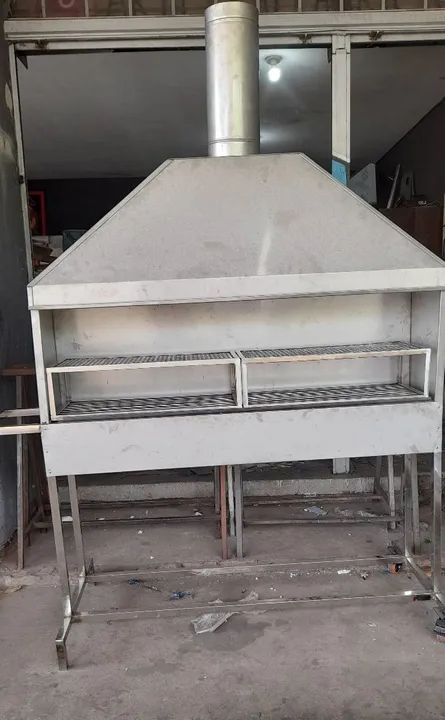 Churrasqueira para Espetinho toda em Aço inox  - Foto 2