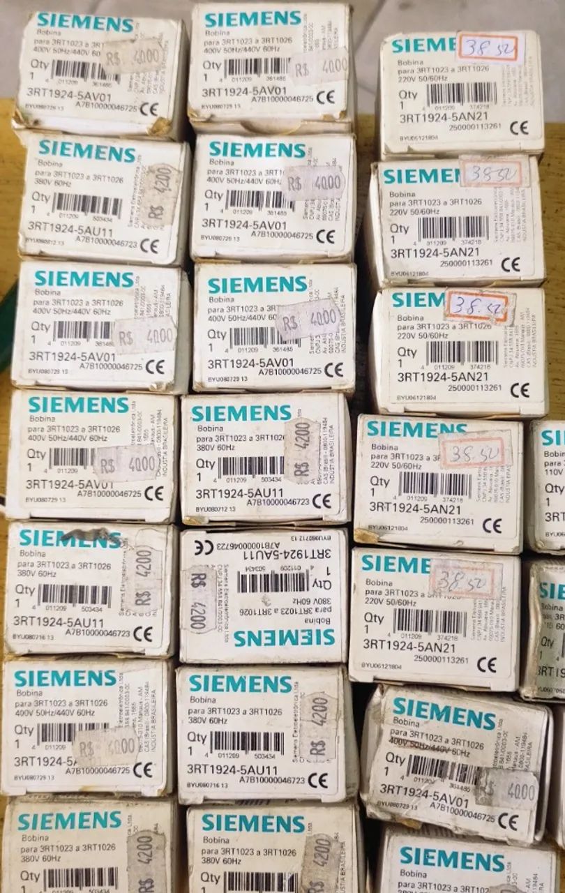 Bobinas Siemens para 3RT1023 a 3RT1026 110V/220V/380V/400V