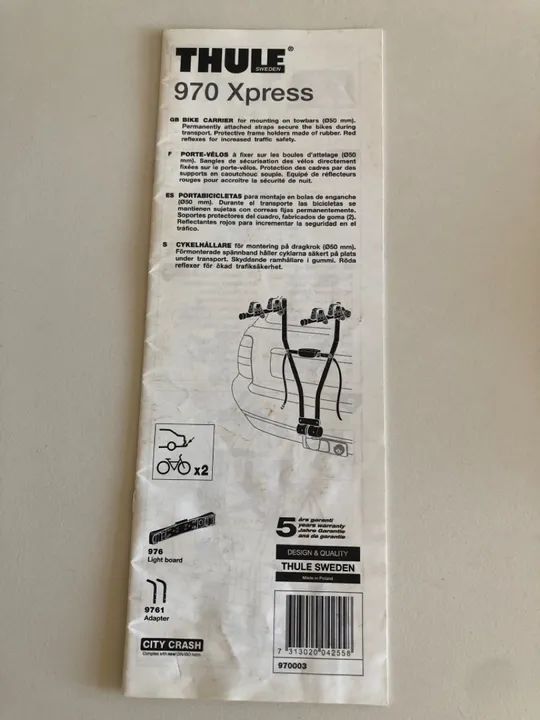 Thule express 970 + Light Board Thule 976 - Foto 5