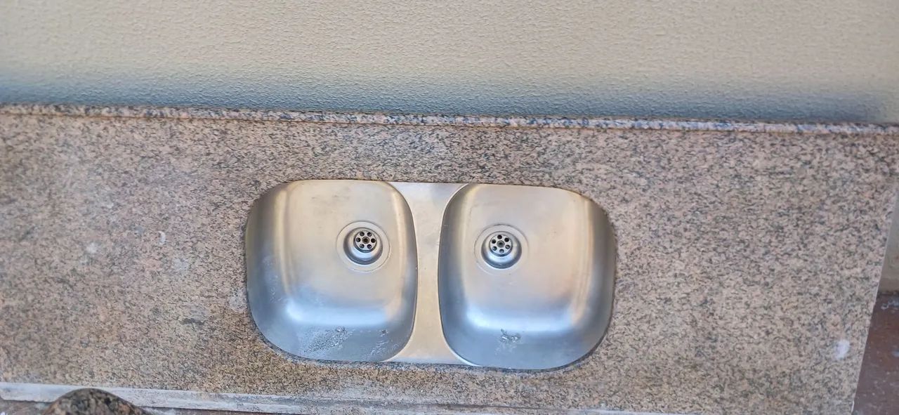 Ocher Granite Sink and Countertop