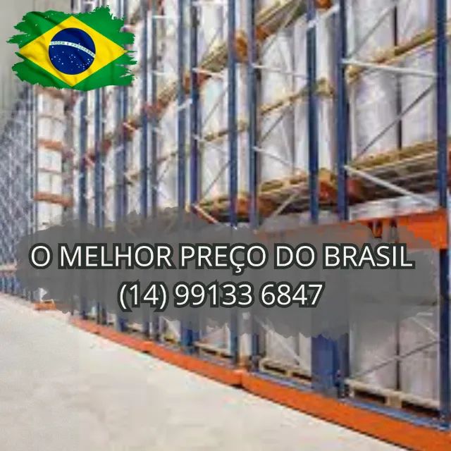 Porta palete estrutura de aço para loja