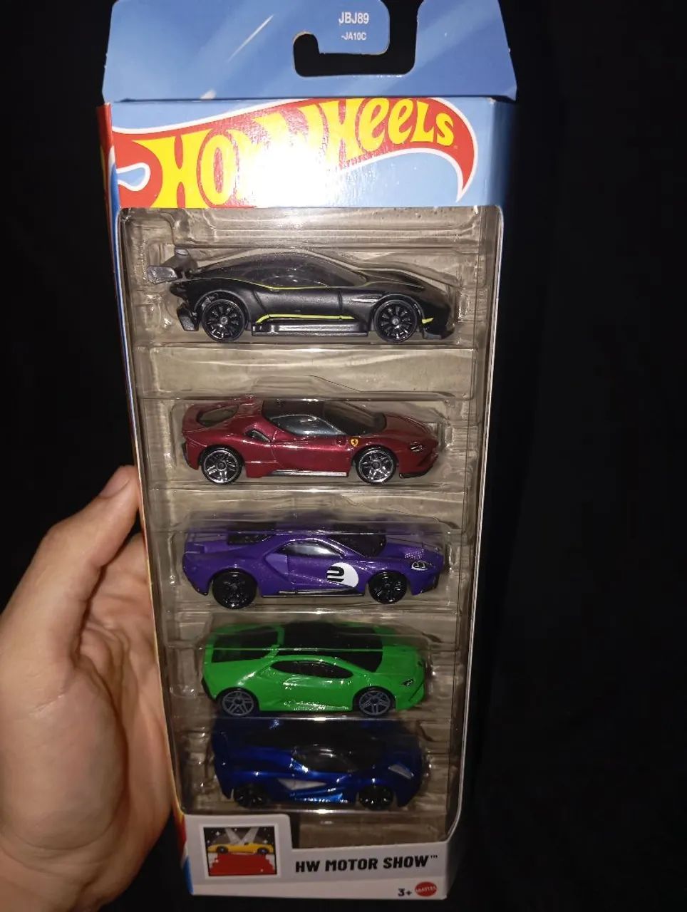 HW motor show Hot Wheels-Pack 5 Ferrari 