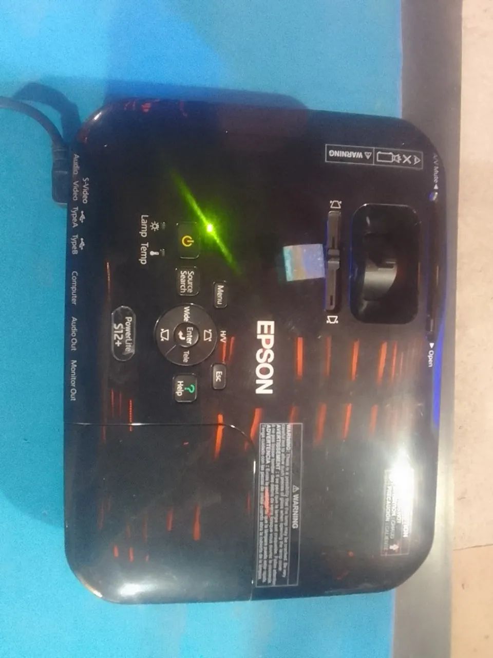 Retroprojetor Epson S12+ R$ 1000,00