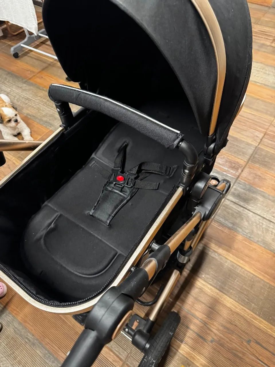 Carrinho de bebê, com bebê conforto e Moisés  - Foto 2