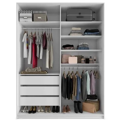 Guarda Roupa Solteiro com Espelho 2 Portas  - Foto 2