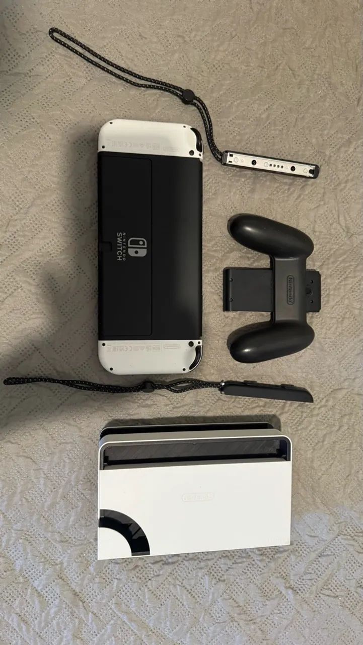 Nintendo Switch OLED Branco 64gb - Foto 2