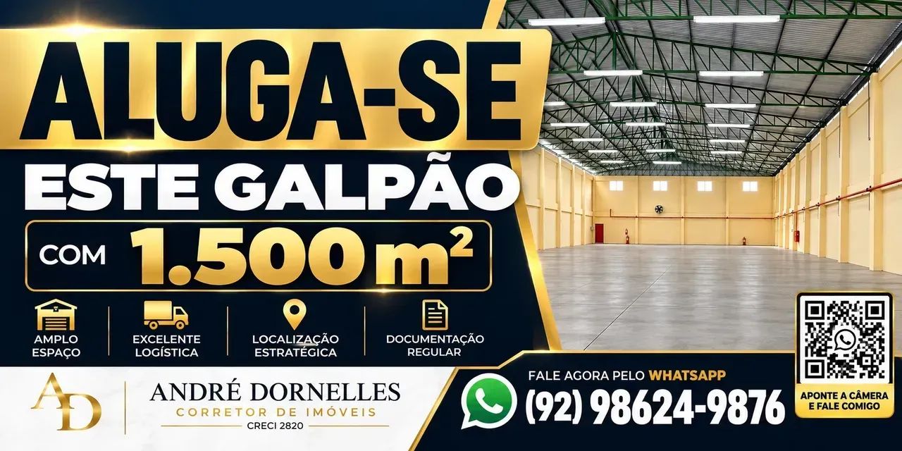 galpao 1500m2 R$ 40.000,00