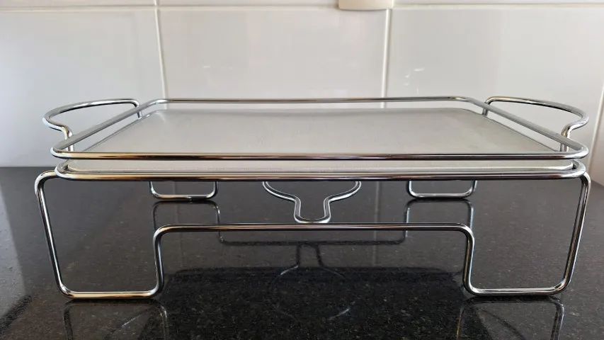 Rechaud retangular de inox - Foto 3