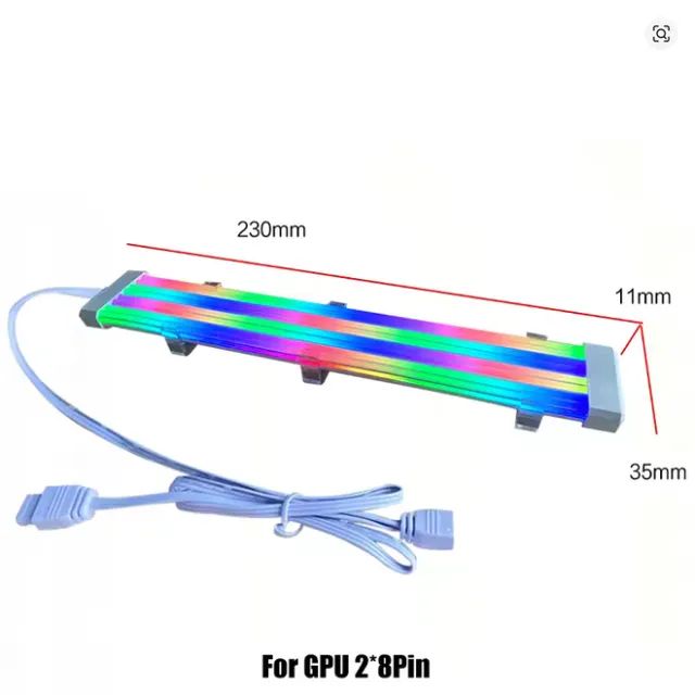 Cabo Strimer Extensor ARGB LED 8 Pinos - Gamer 5V Asynchronous Premium - Foto 3