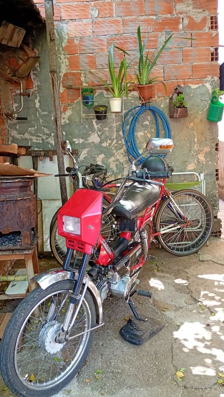 Mobilete Monark com motor adaptado  - Foto 2
