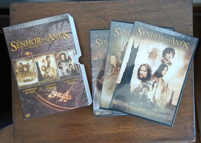 BOX SENHOR DOS ANEIS - DVD, Blu-Ray e Vídeo Cassete - Itararé, São