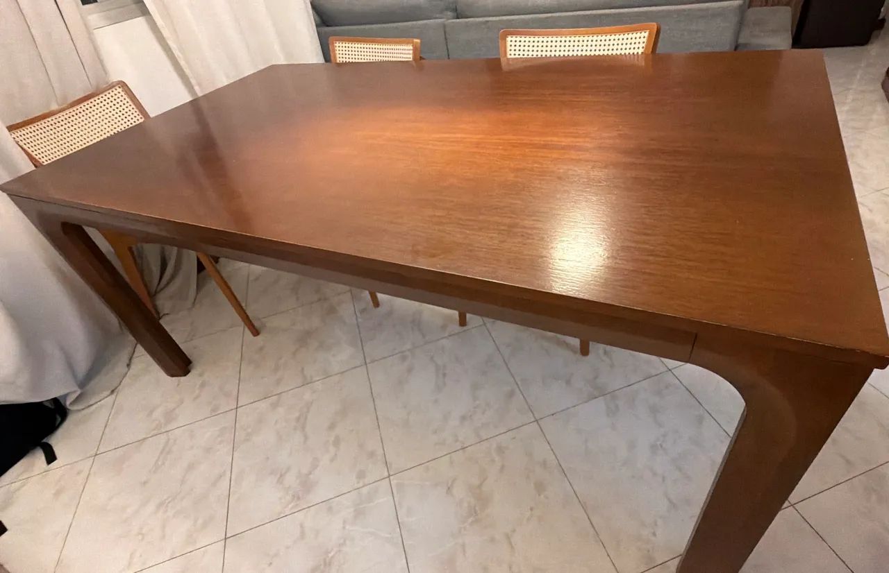 Mesa de jantar de madeira  - Foto 3