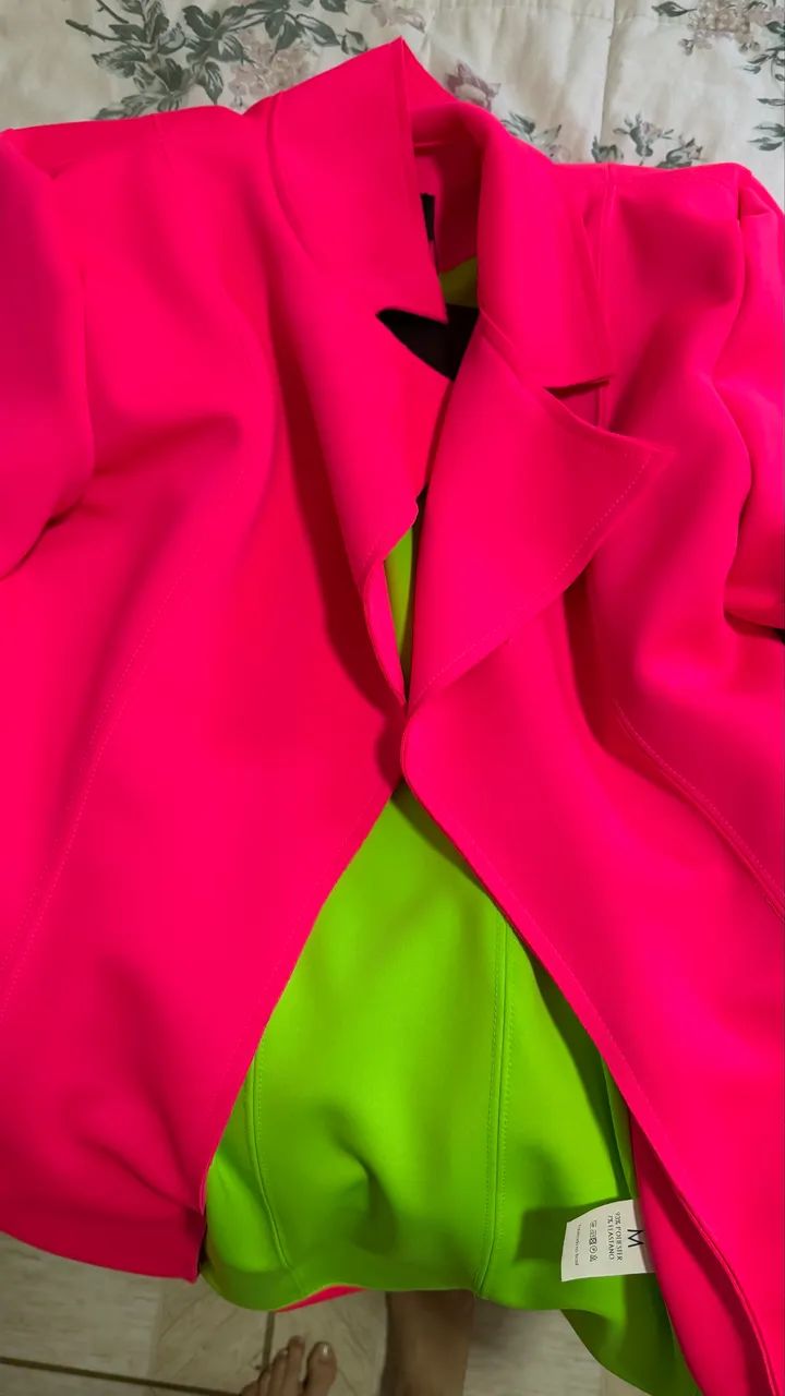 Blazer Neon Rosa - Foto 4
