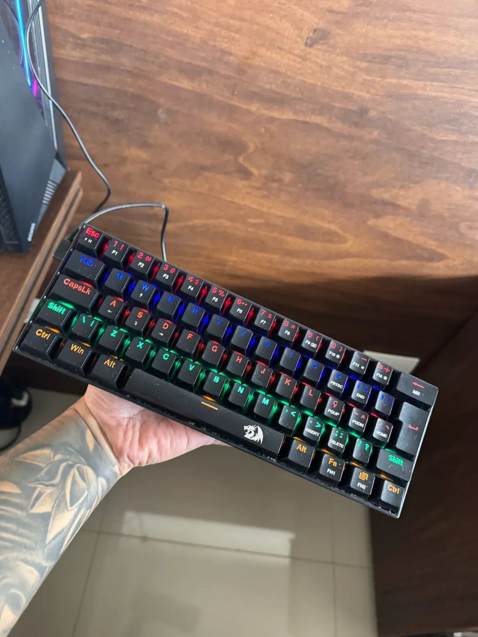 Teclado mecânico Redragon Lakshmi  - Foto 2