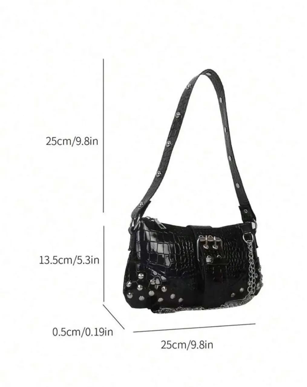 bolsa preta feminina  - Foto 3