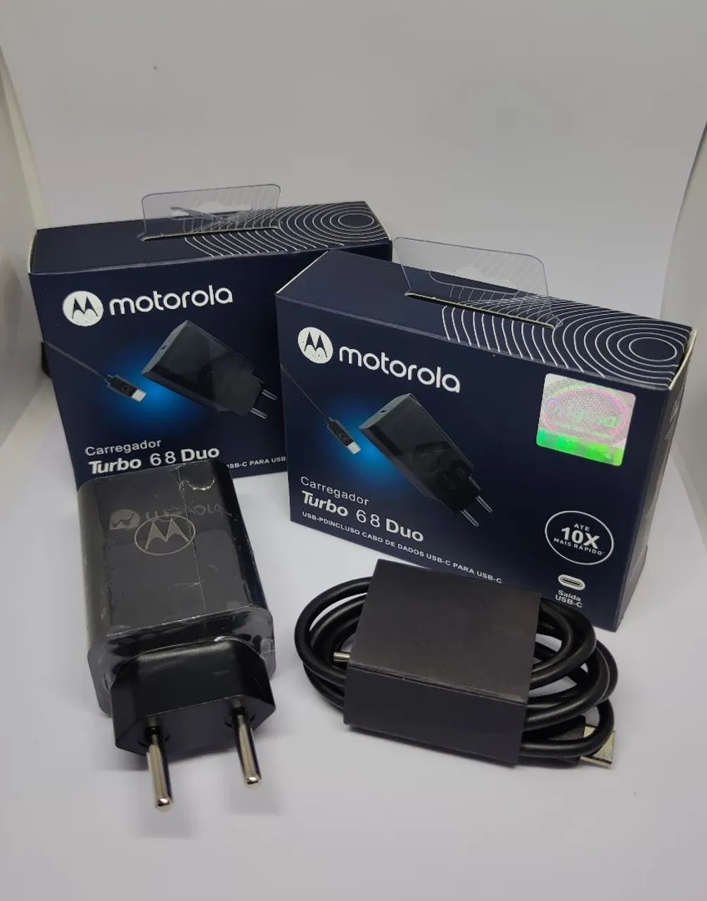 CARREGADOR TURBO MOTOROLA 68W