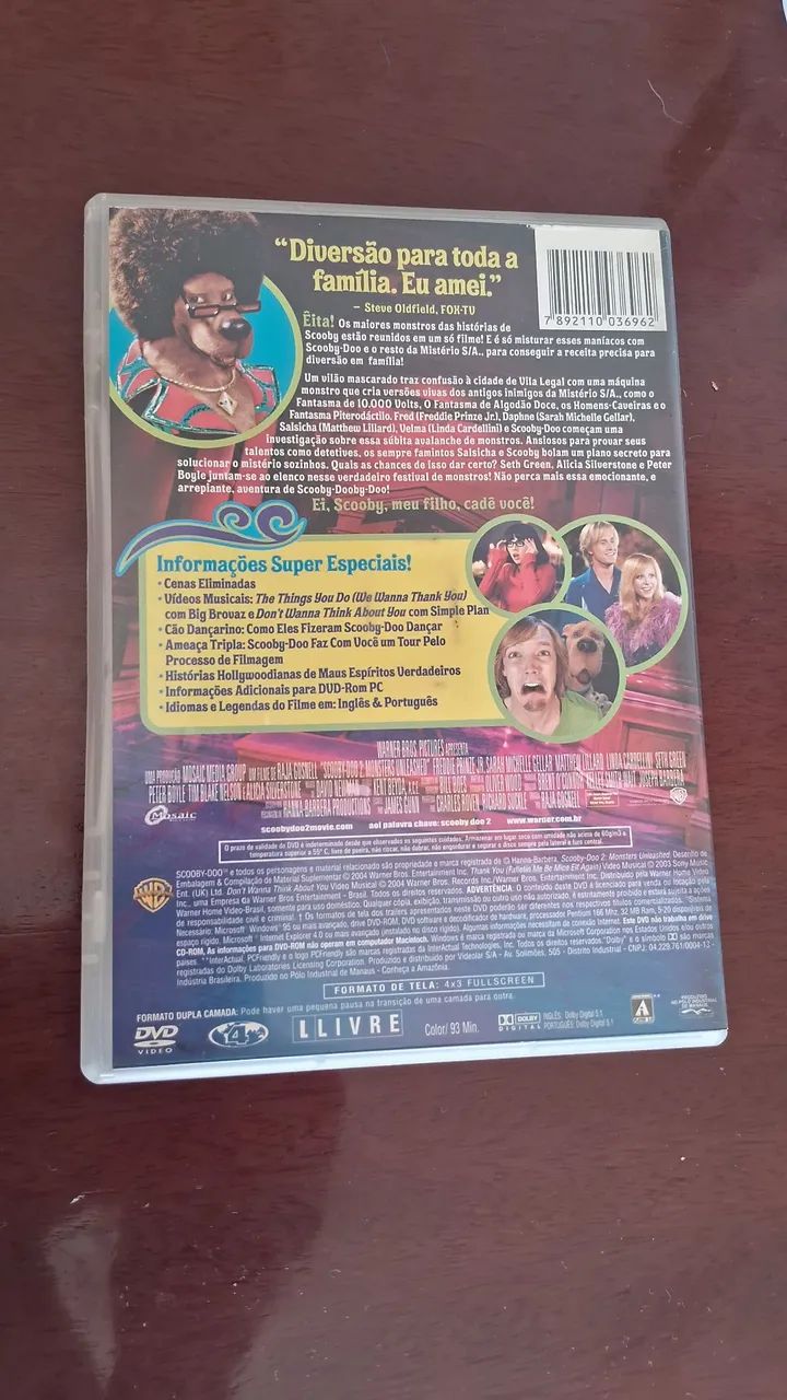Dvd scooby doo 2 mostros a solta - Foto 4