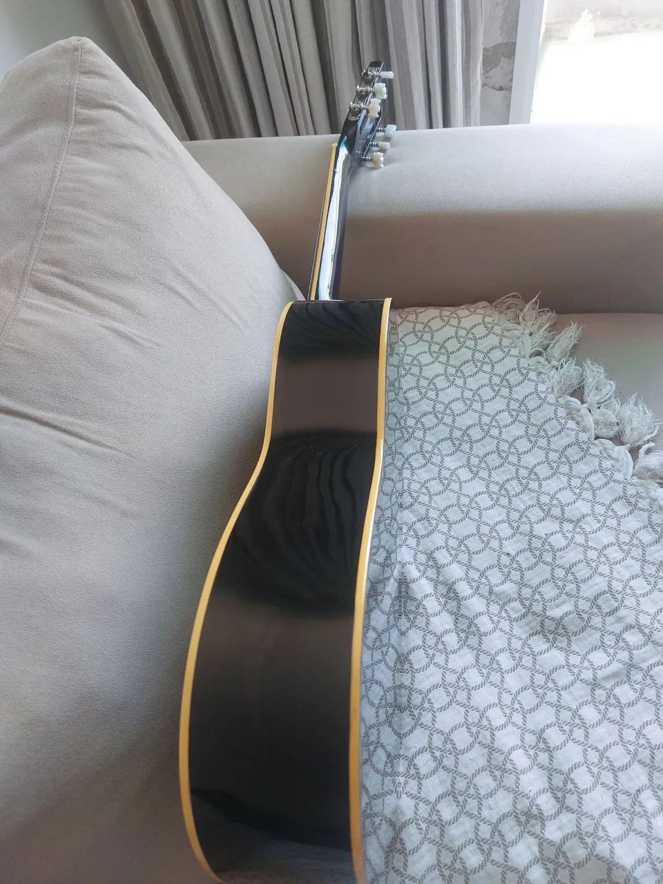 Violão com capa de transporte  - Foto 4