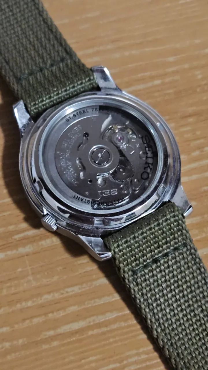 Relógio Seiko 5 SNK805 verde (João Pessoa) - Foto 3