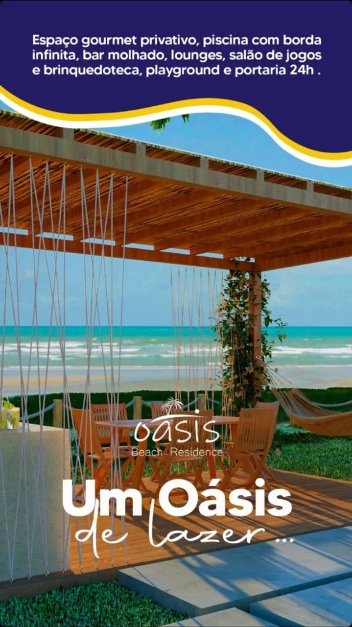 Entrega Dezembro 2026- Residencial Oásis Beach