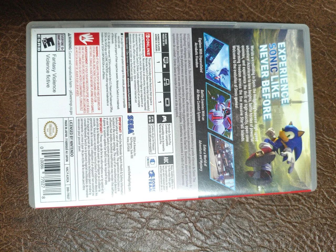 Sonic frontiers Nintendo switch  - Foto 2