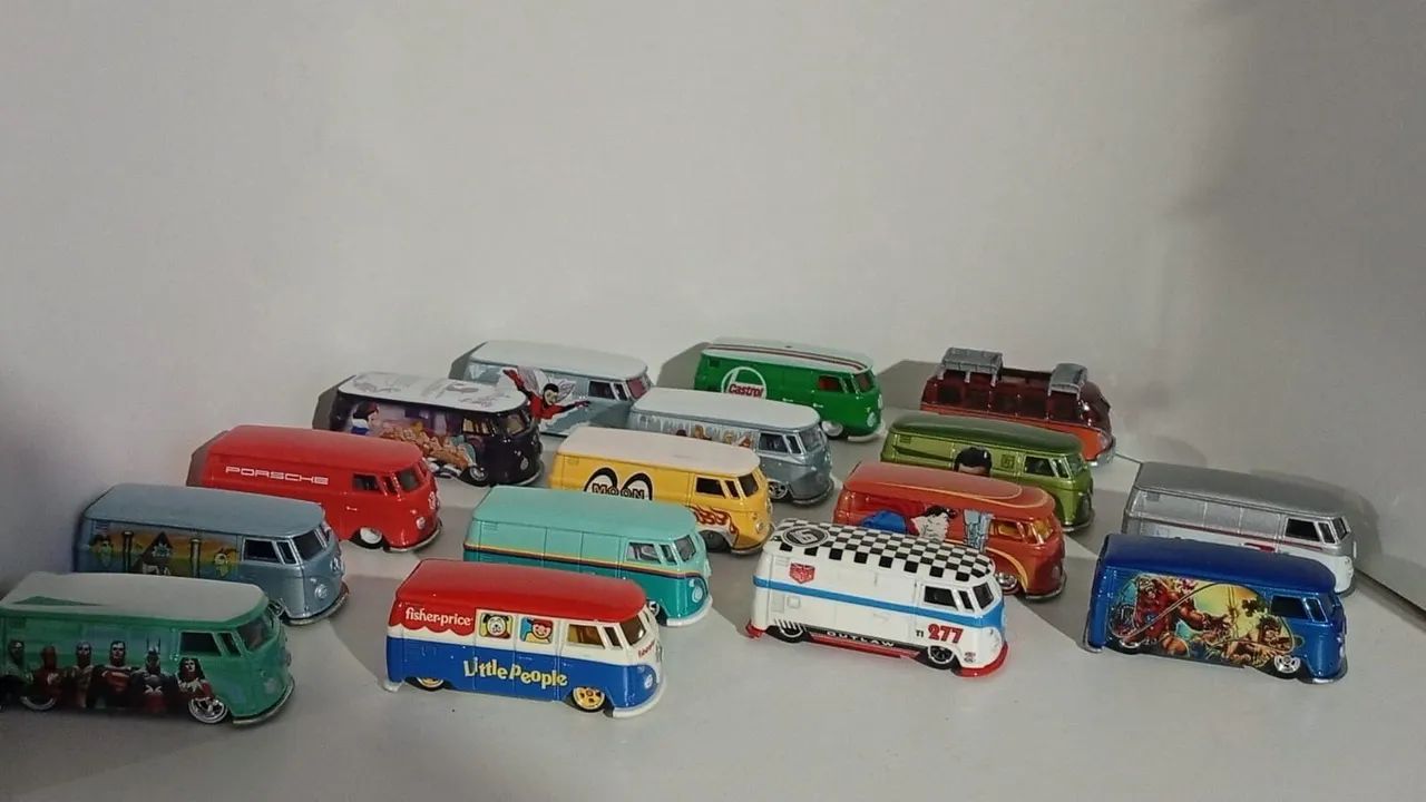 Lote de Miniatura Kombi 