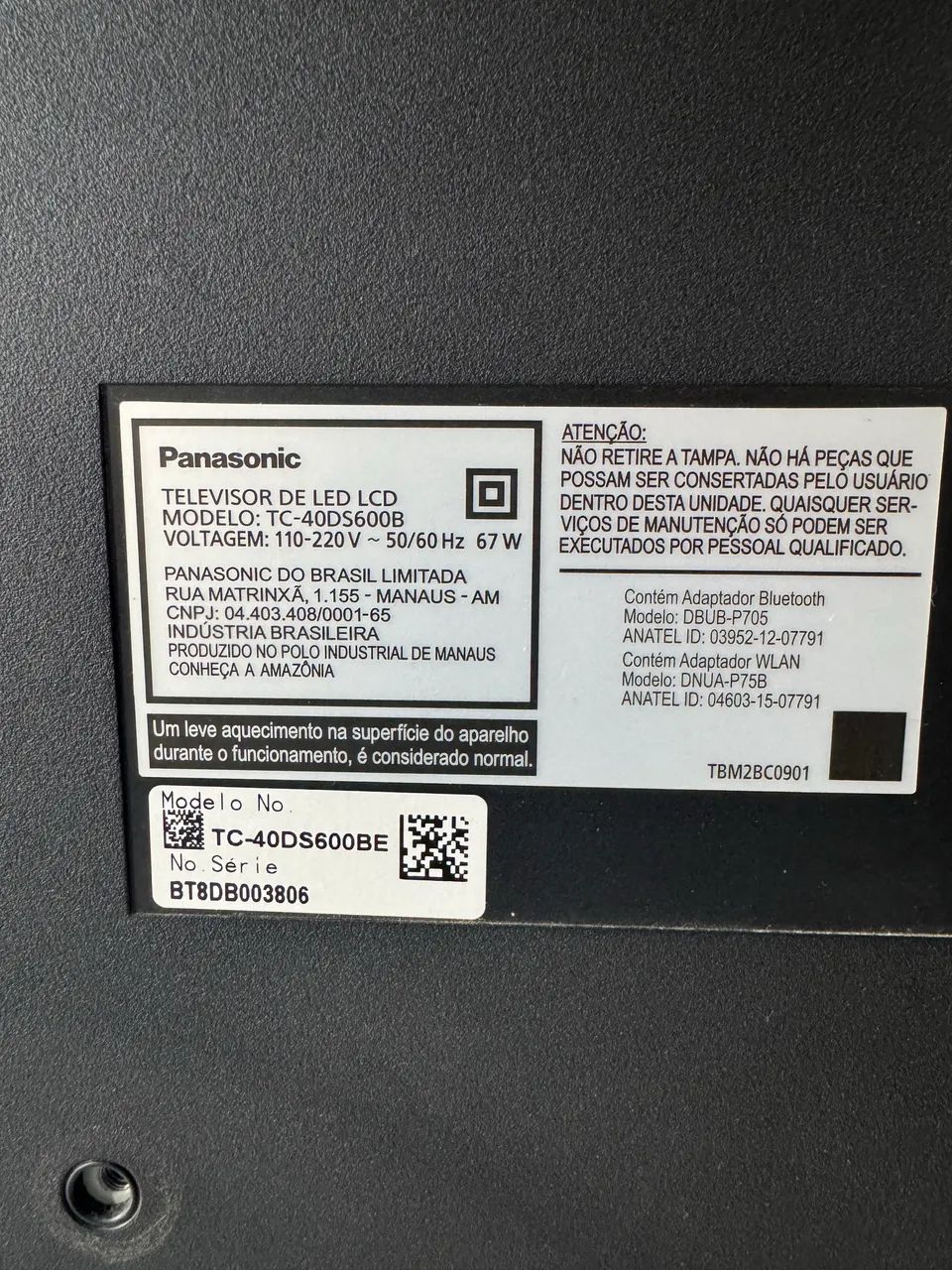 Televisão Panasonic 40 polegadas  - Foto 5