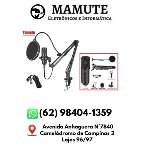 Microfone Condensador Profissional Tomate Mt-3501 P2 20khz