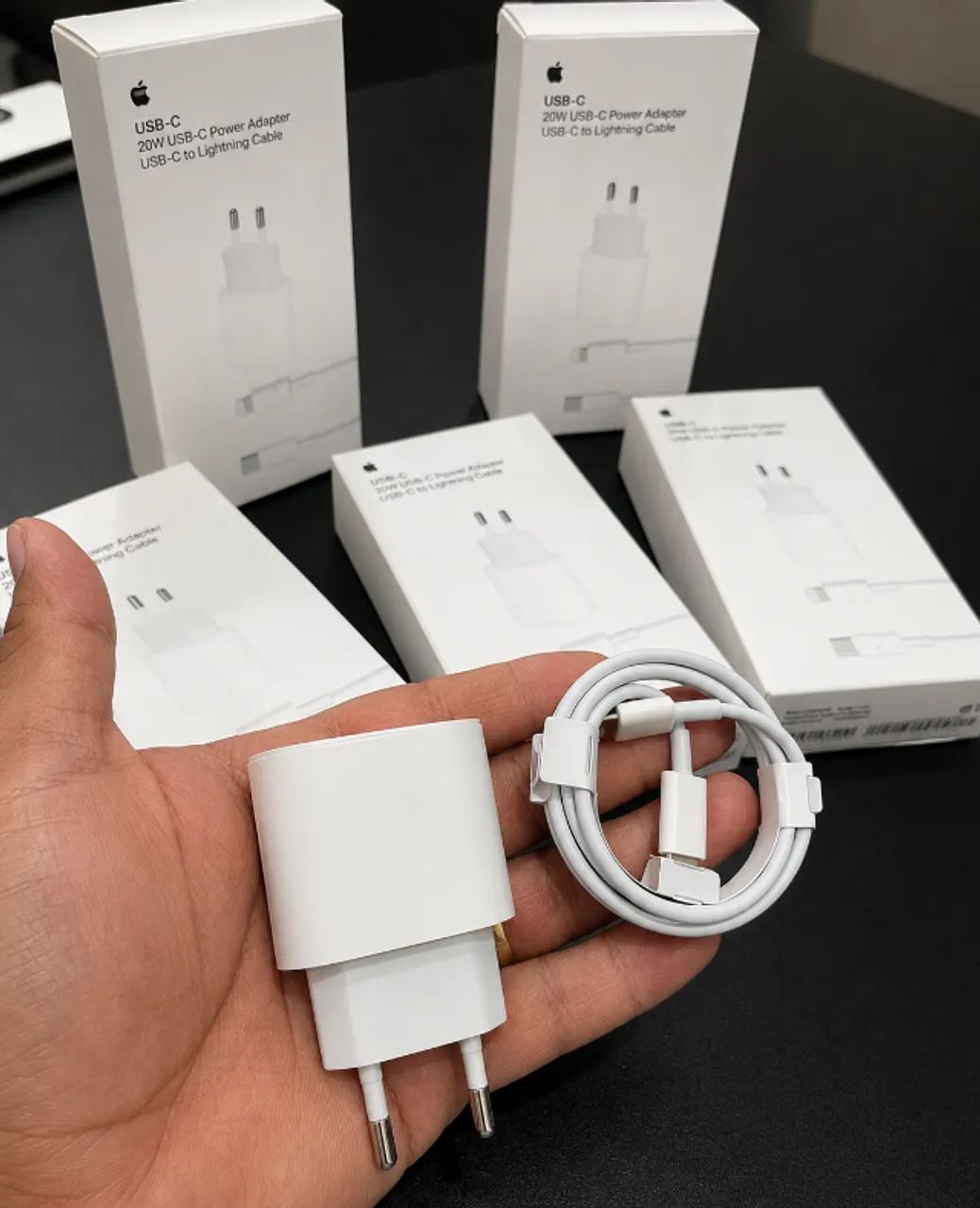 Carregador 20W USB-C + Cabo Lightning - Carga Rápida para iPhone - Foto 2