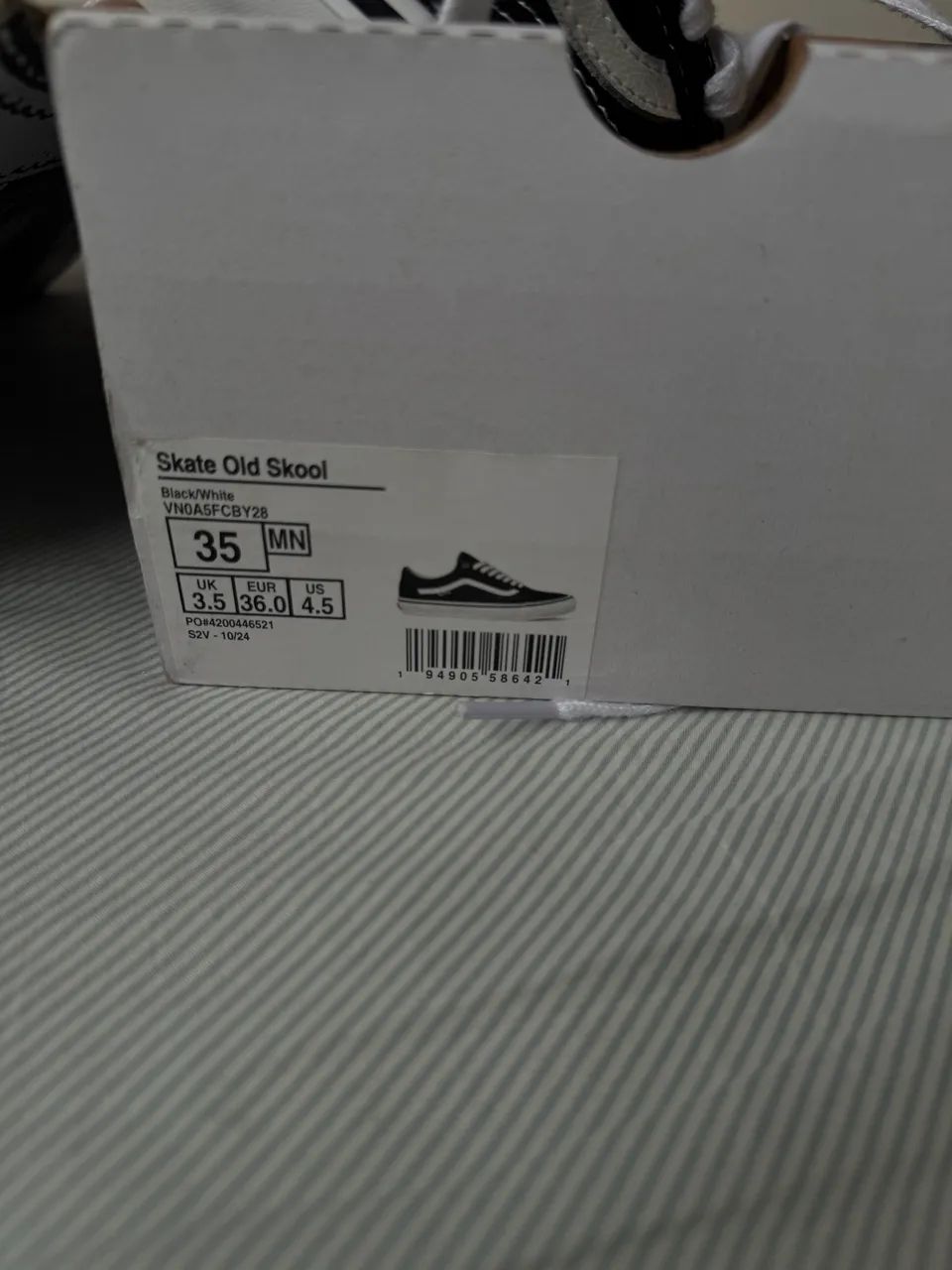 Tênis Vans Original Nº 35 - Usado 2x - Com Caixa - R$ 350,00 - Foto 4