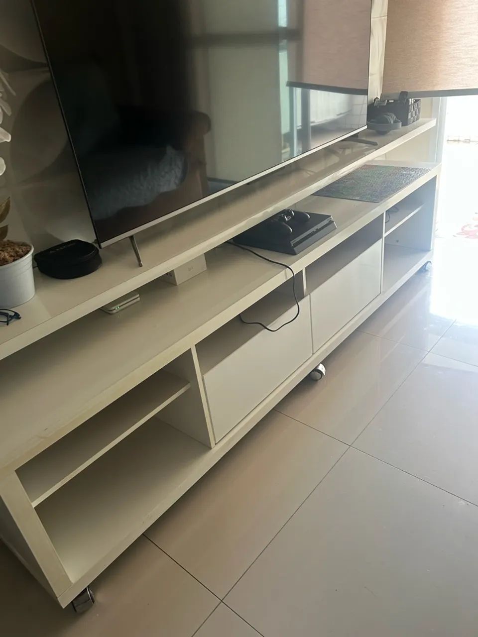 Rack Branco. Ótimo estado. MDF - Foto 2