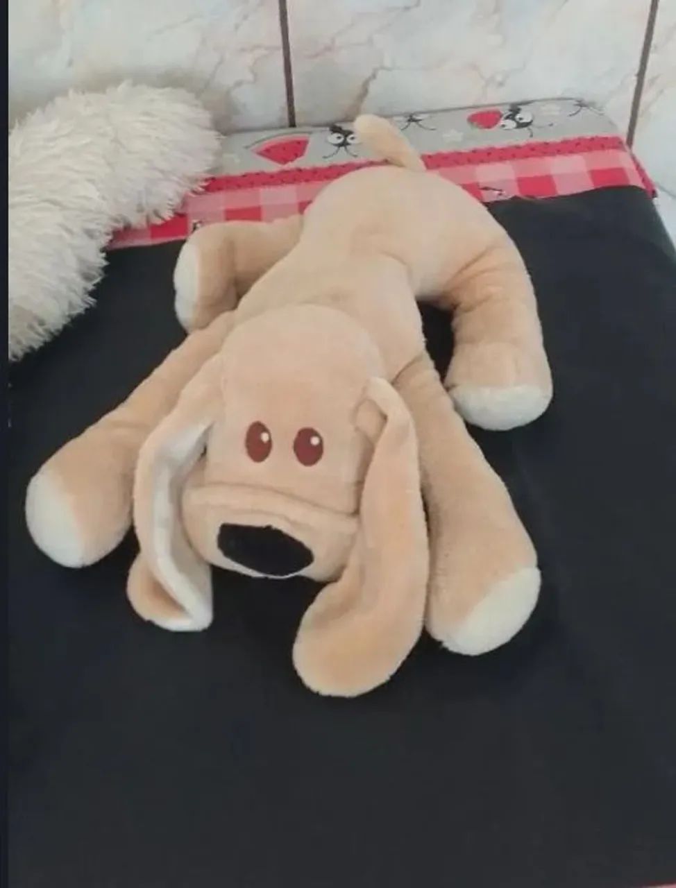 Cachorro de pelúcia caramelo