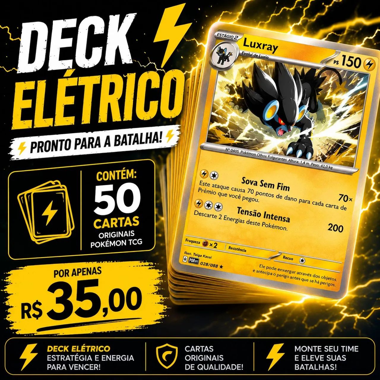 Deck raio pokemon tcg