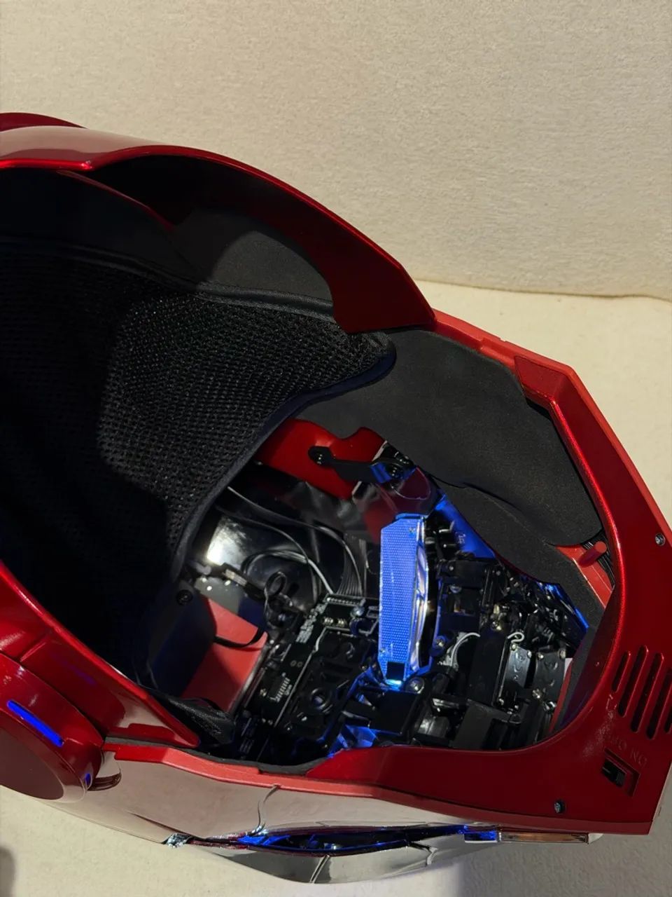 Capacete homem de ferro C/ voz  - Foto 4