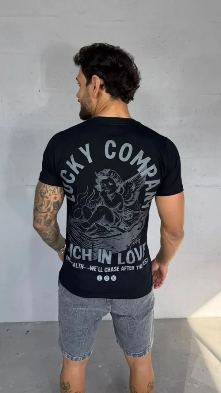 Camisas Longline Lucky 