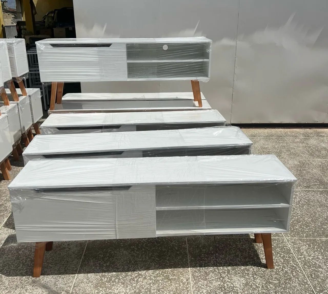 Rack retrô moderno 