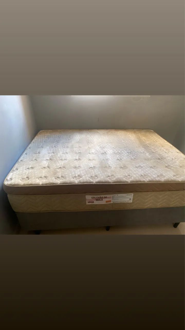 Cama box com colchão de molas - Foto 2
