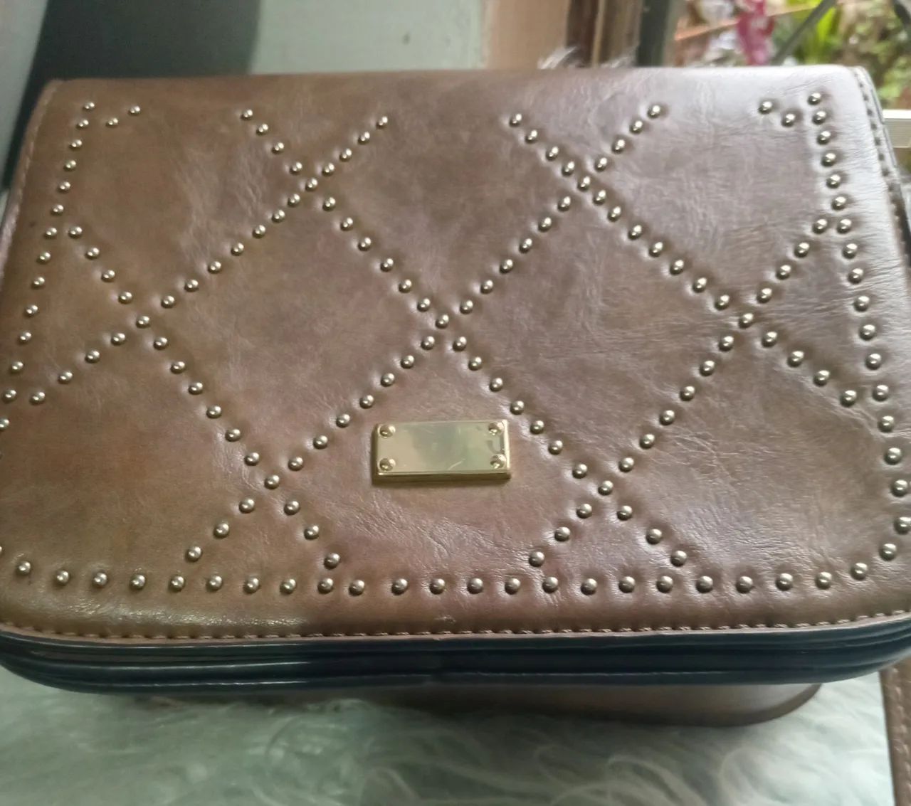 Bolsa transversal marrom  - Foto 2