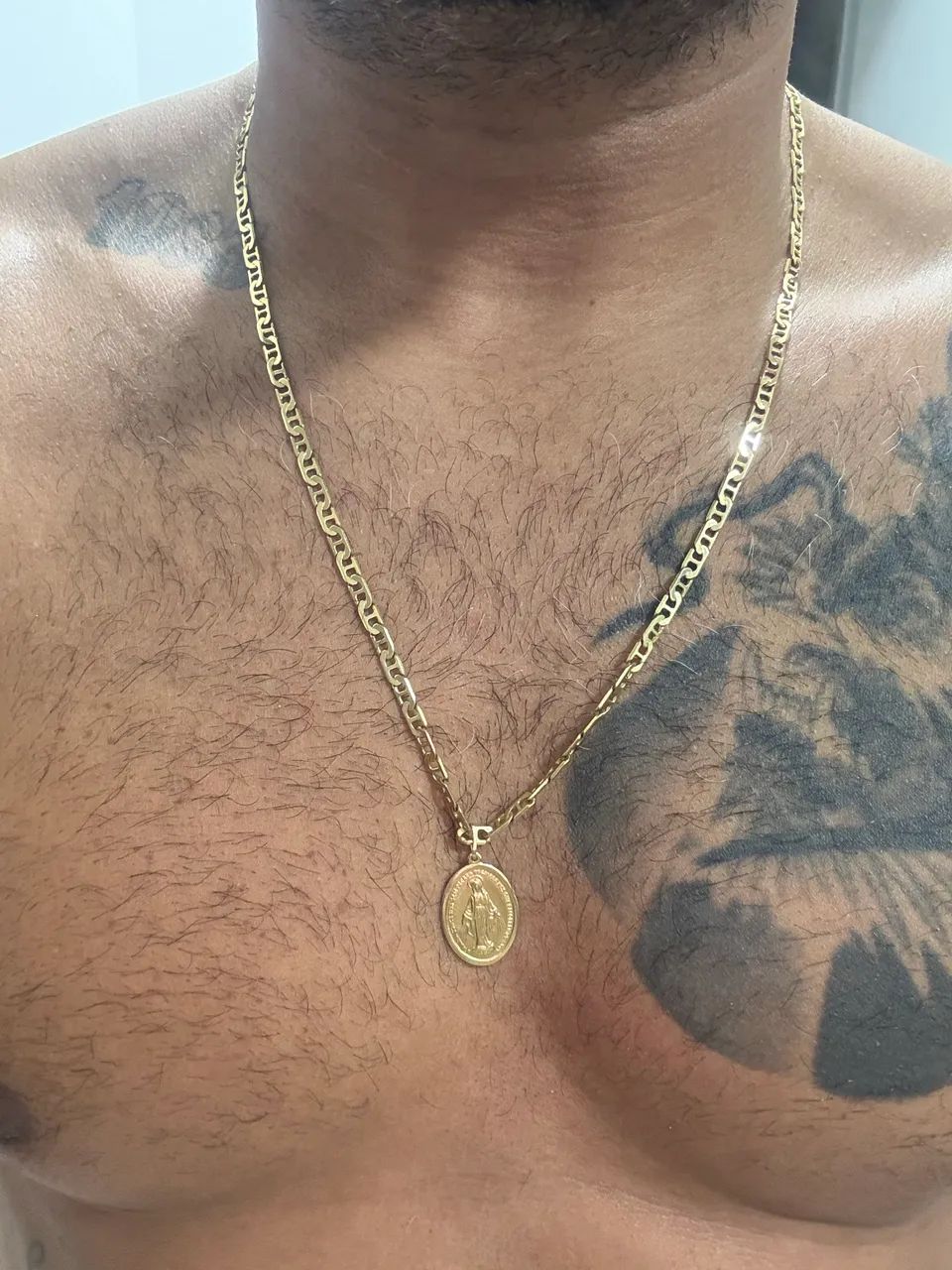 Cordão de ouro com pingente  - Foto 4