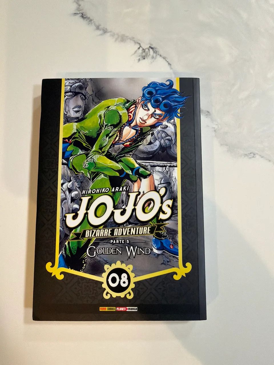 Mangá jojo?s bizarre adventure parte 5 Golden wind volume 08