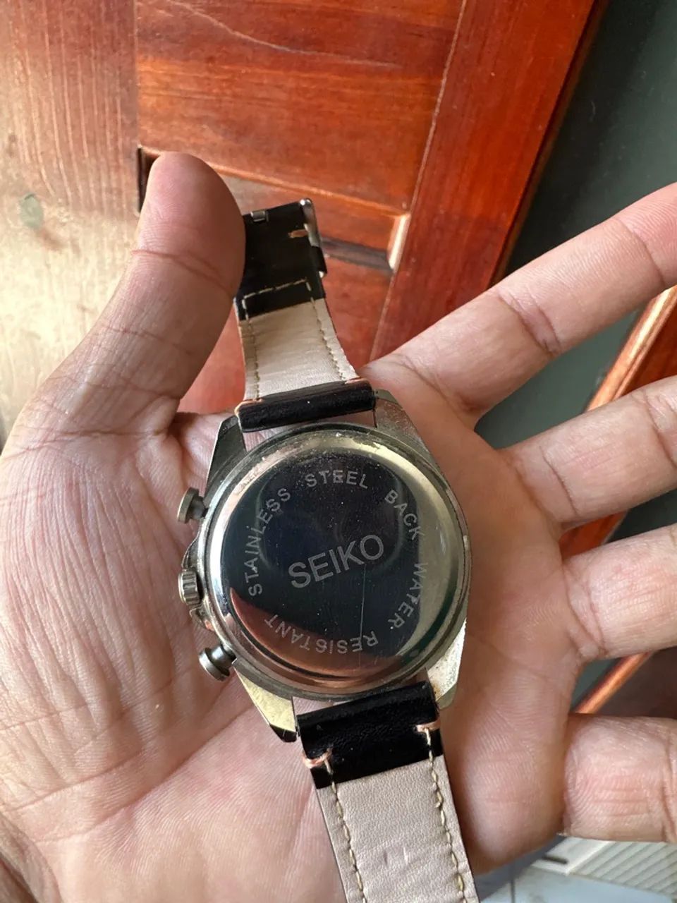 Relógio masculino pulseira de couro  - Foto 2