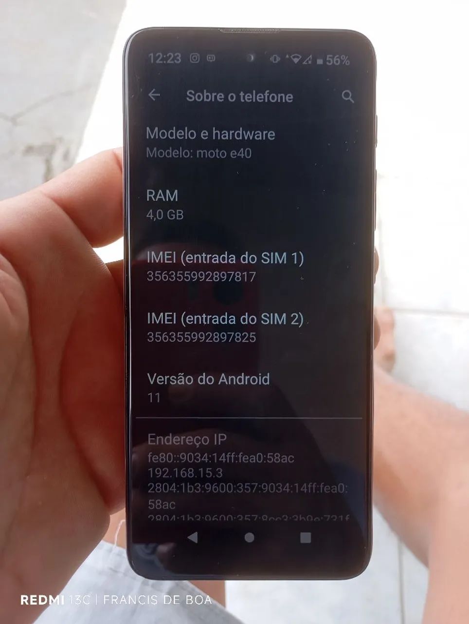 Moto e 40 aceito oferta - Foto 2