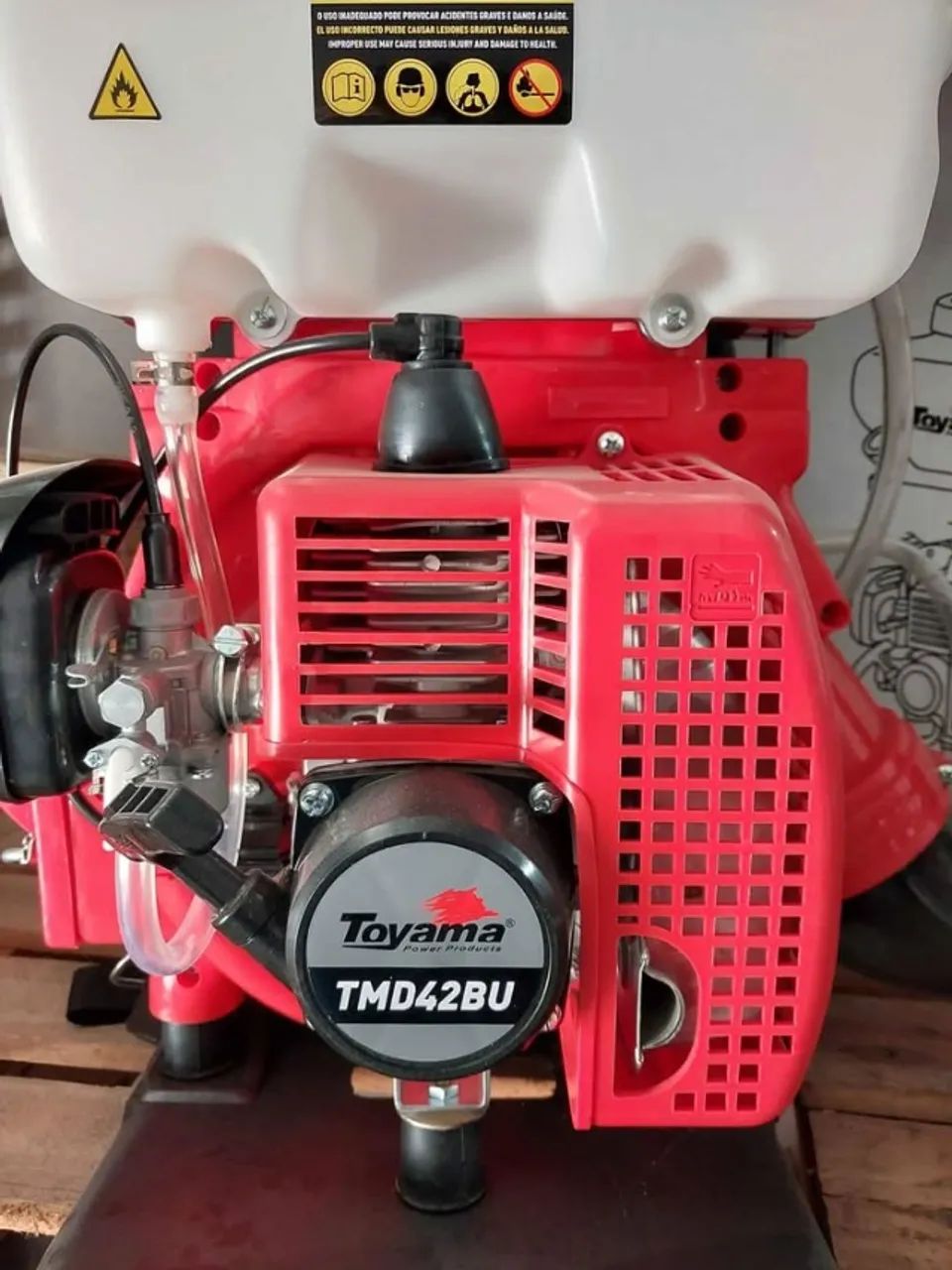 Atomizador Costal a gasolina 41.5cc 2T Toyama (Loja/Novo) - Foto 2