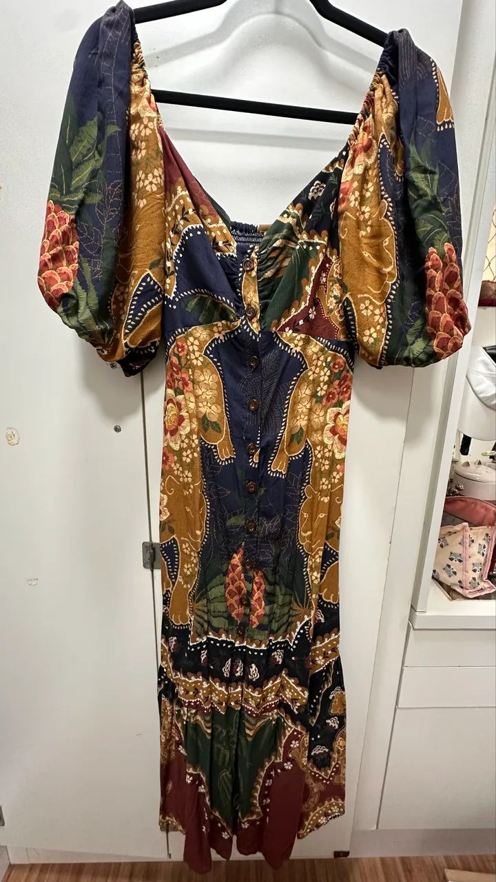 Vestido longo Farm